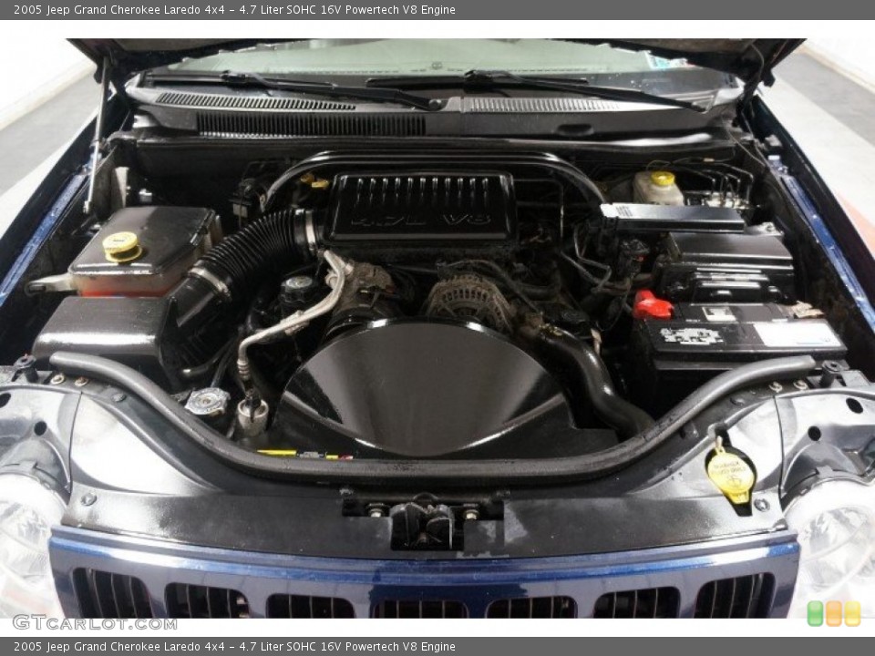 4.7 Liter SOHC 16V Powertech V8 Engine for the 2005 Jeep Grand Cherokee #102686242