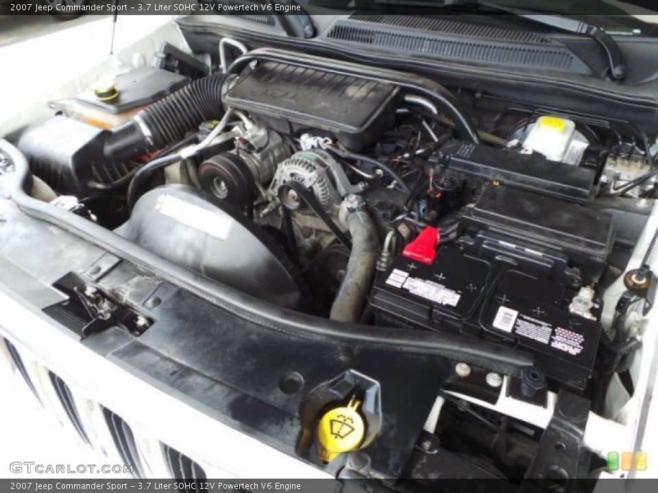 3.7 Liter SOHC 12V Powertech V6 Engine for the 2007 Jeep Commander #102722063