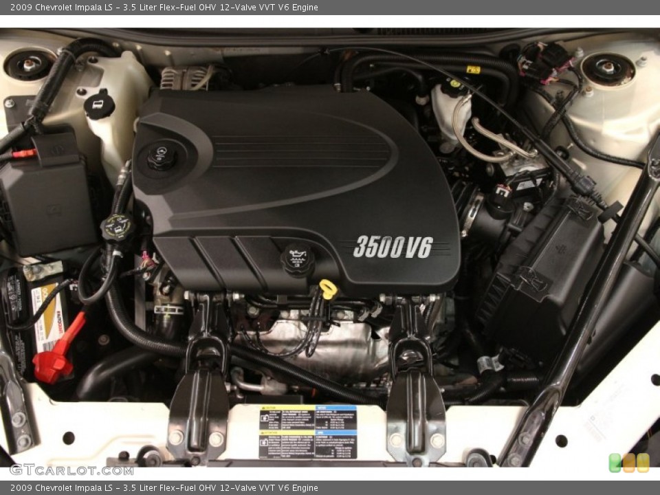 3.5 Liter Flex-Fuel OHV 12-Valve VVT V6 2009 Chevrolet Impala Engine