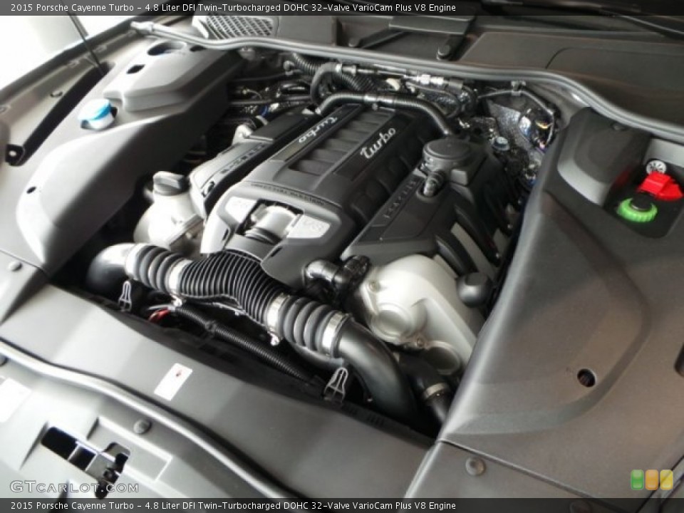 4.8 Liter DFI Twin-Turbocharged DOHC 32-Valve VarioCam Plus V8 Engine for the 2015 Porsche Cayenne #102780377