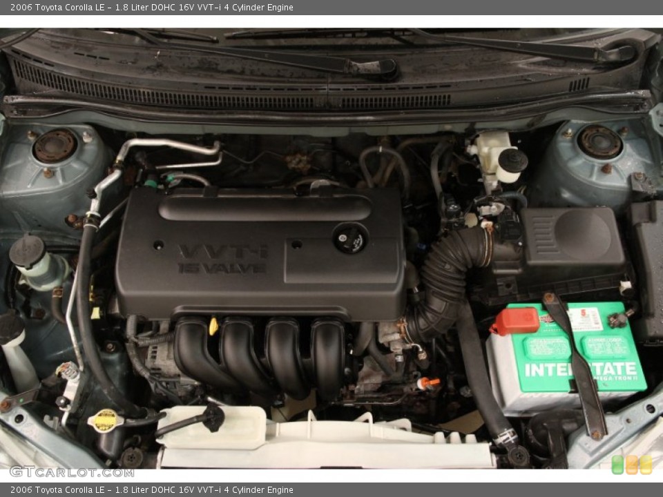 1.8 Liter DOHC 16V VVT-i 4 Cylinder Engine for the 2006 Toyota Corolla #102780524