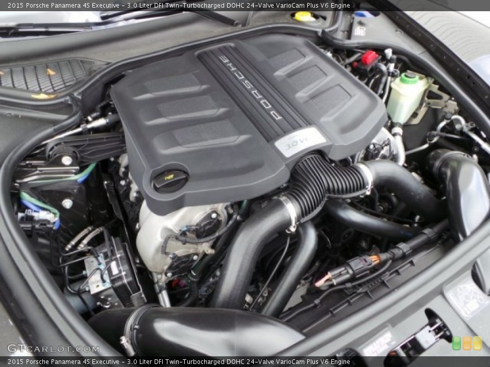 3.0 Liter DFI Twin-Turbocharged DOHC 24-Valve VarioCam Plus V6 Engine for the 2015 Porsche Panamera #102783359