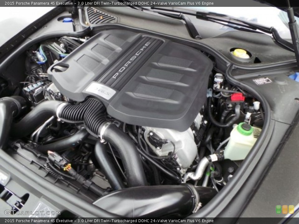 3.0 Liter DFI Twin-Turbocharged DOHC 24-Valve VarioCam Plus V6 Engine for the 2015 Porsche Panamera #102783380