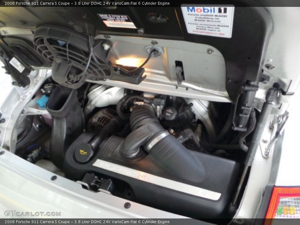 3.8 Liter DOHC 24V VarioCam Flat 6 Cylinder Engine for the 2008 Porsche 911 #102861405