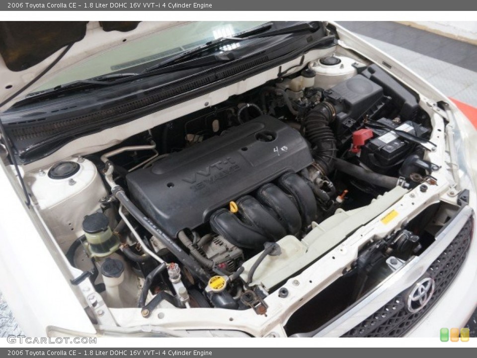 1.8 Liter DOHC 16V VVT-i 4 Cylinder Engine for the 2006 Toyota Corolla #102864357