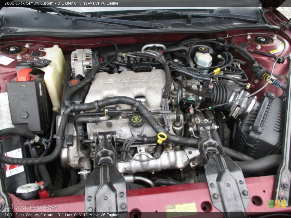 3.1 Liter OHV 12-Valve V6 2001 Buick Century Engine
