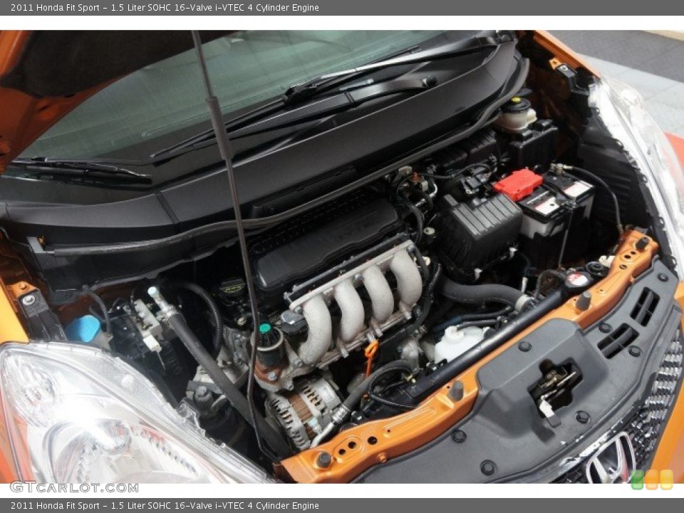 1.5 Liter SOHC 16-Valve i-VTEC 4 Cylinder Engine for the 2011 Honda Fit #102873333