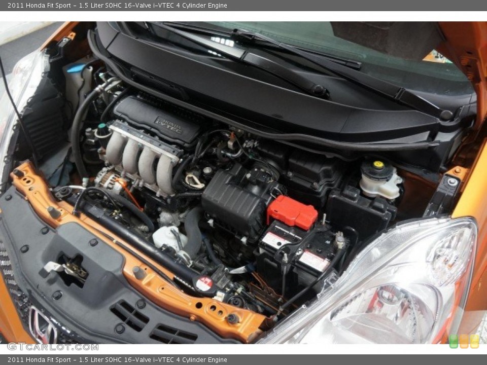 1.5 Liter SOHC 16-Valve i-VTEC 4 Cylinder Engine for the 2011 Honda Fit #102873354