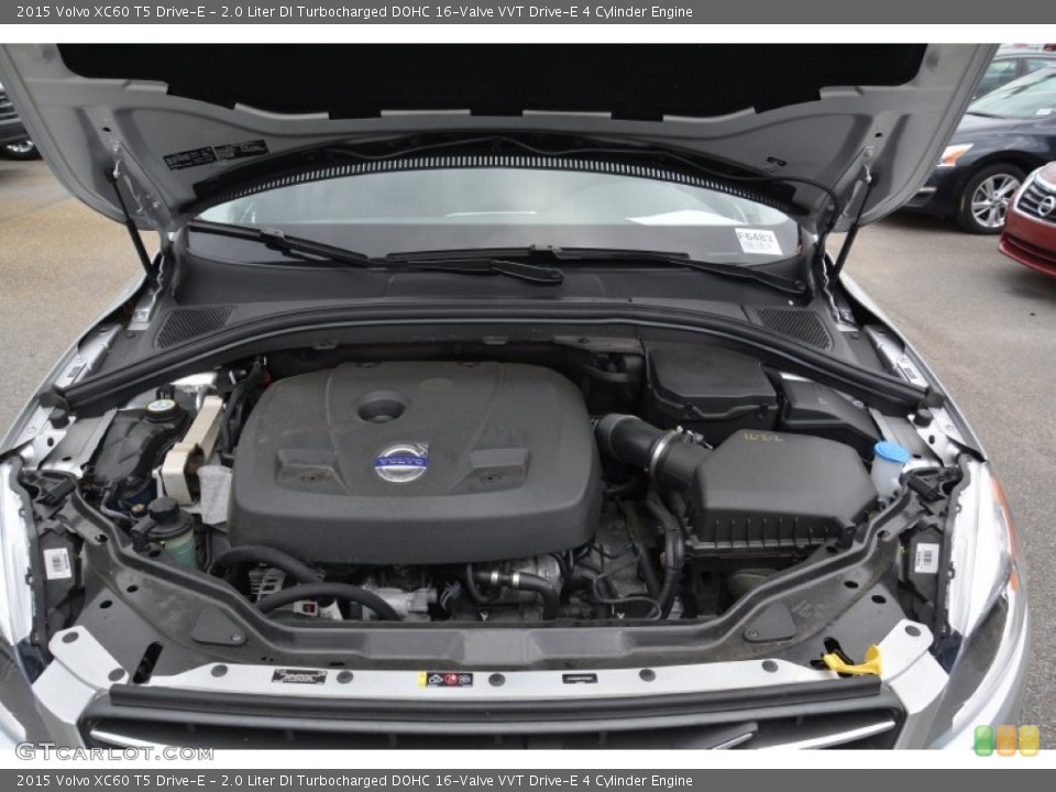 2.0 Liter DI Turbocharged DOHC 16-Valve VVT Drive-E 4 Cylinder 2015 Volvo XC60 Engine