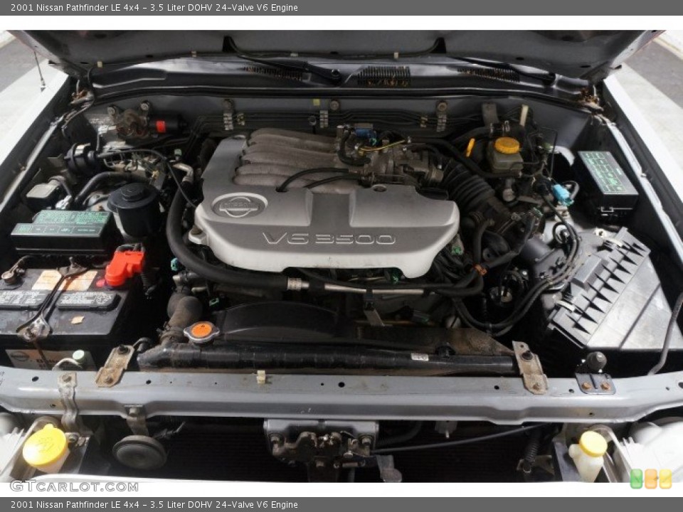 3.5 Liter DOHV 24-Valve V6 Engine for the 2001 Nissan Pathfinder #102911458