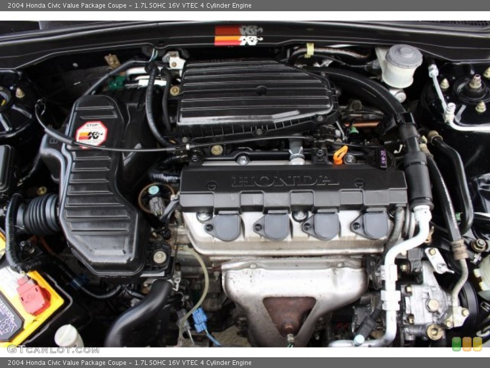 1.7L SOHC 16V VTEC 4 Cylinder Engine for the 2004 Honda Civic #102922252