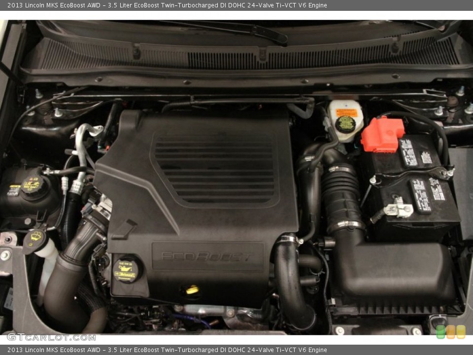3.5 Liter EcoBoost Twin-Turbocharged DI DOHC 24-Valve Ti-VCT V6 2013 Lincoln MKS Engine