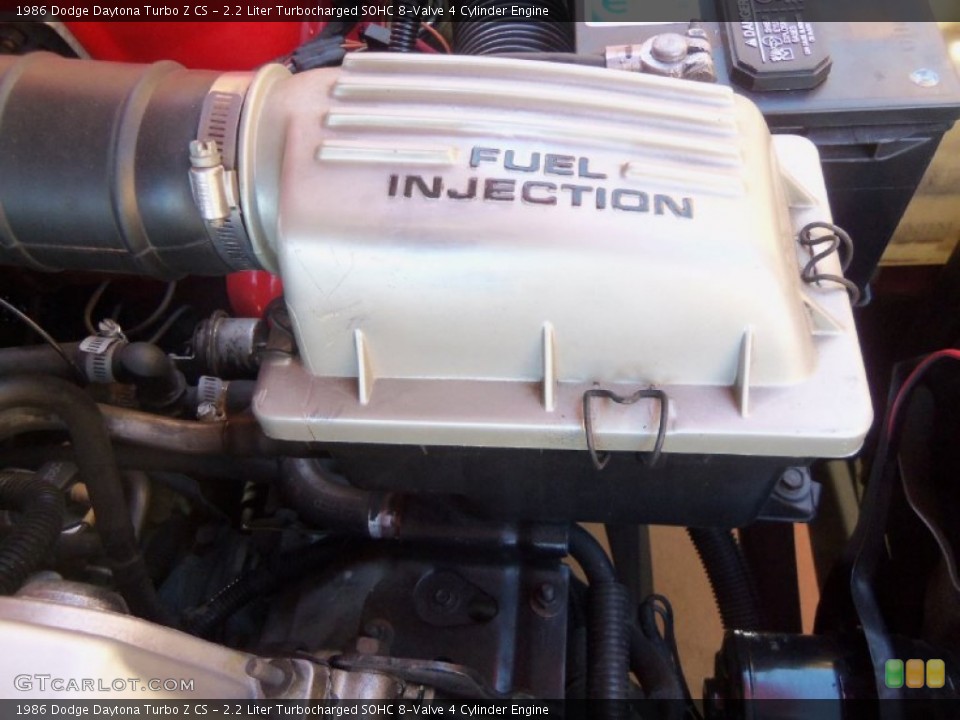 2.2 Liter Turbocharged SOHC 8-Valve 4 Cylinder Engine for the 1986 Dodge Daytona #102926858