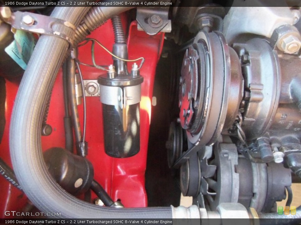 2.2 Liter Turbocharged SOHC 8-Valve 4 Cylinder Engine for the 1986 Dodge Daytona #102926942