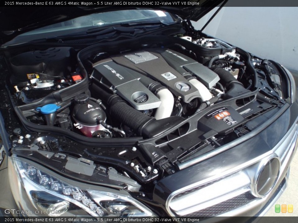 5.5 Liter AMG DI biturbo DOHC 32-Valve VVT V8 Engine for the 2015 Mercedes-Benz E #102944114