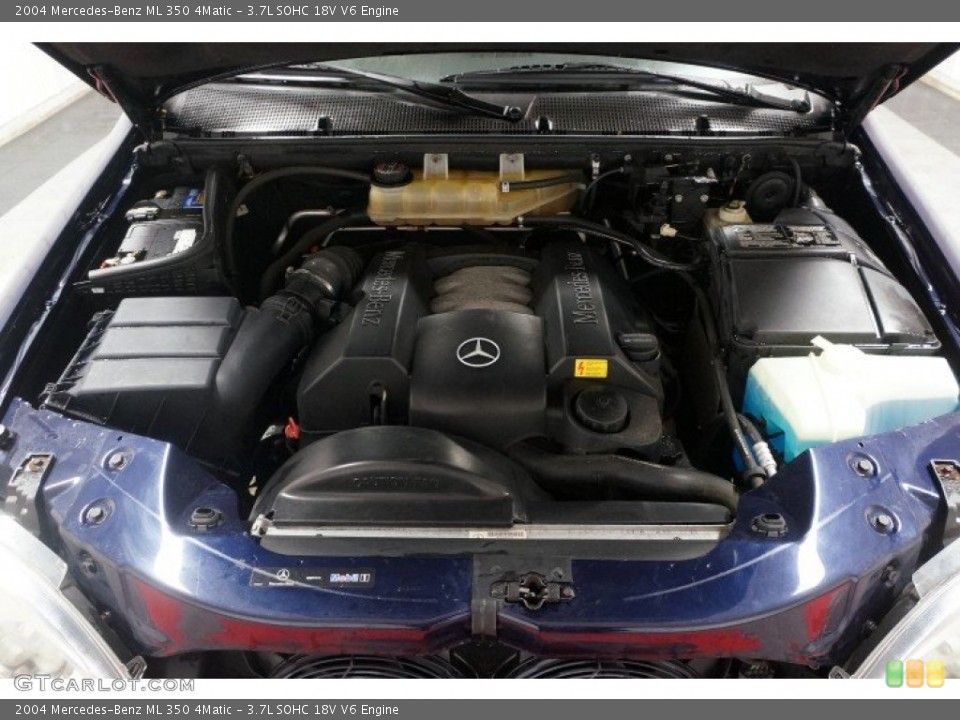 3.7L SOHC 18V V6 2004 Mercedes-Benz ML Engine