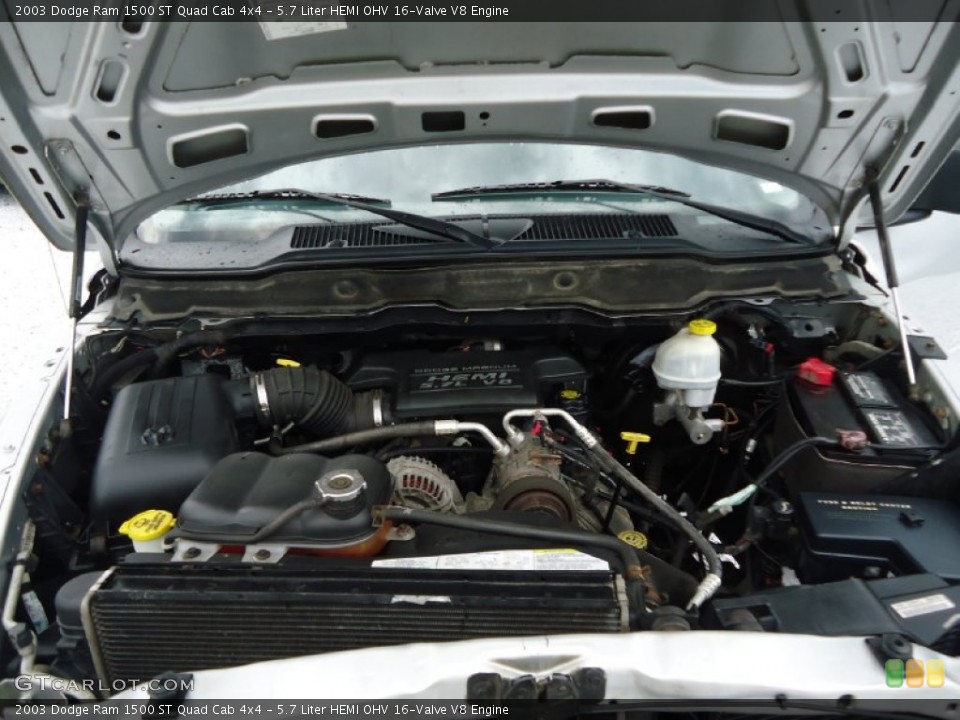 5.7 Liter HEMI OHV 16-Valve V8 Engine for the 2003 Dodge Ram 1500 #102959655