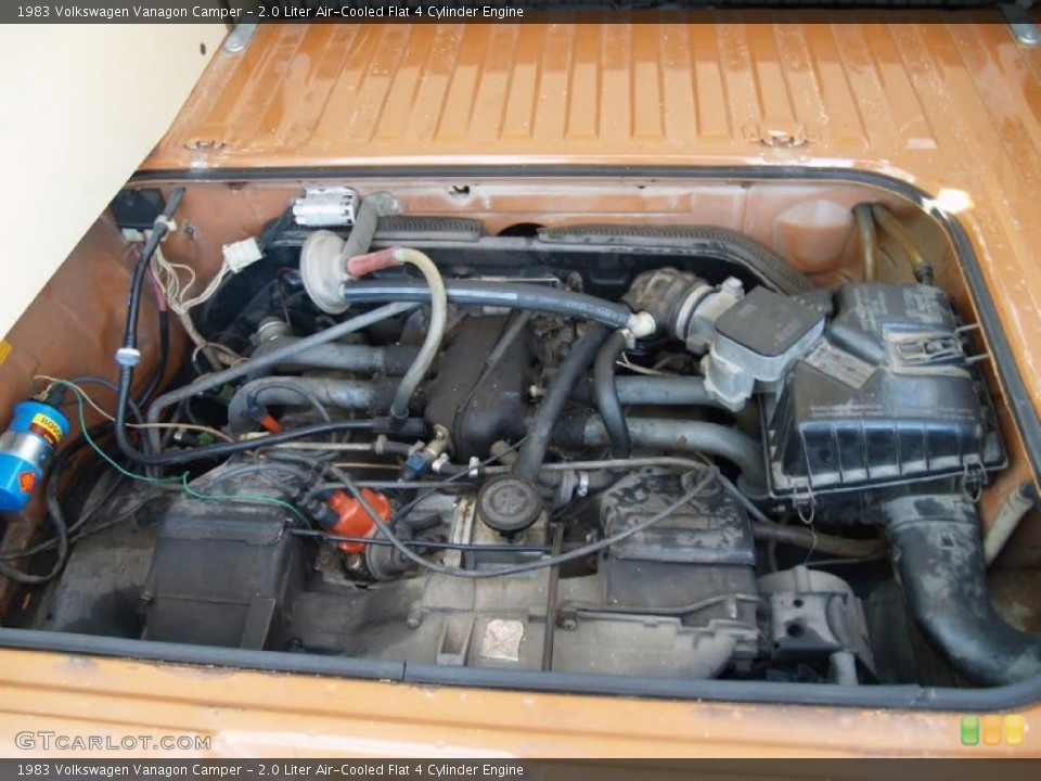 2.0 Liter Air-Cooled Flat 4 Cylinder 1983 Volkswagen Vanagon Engine