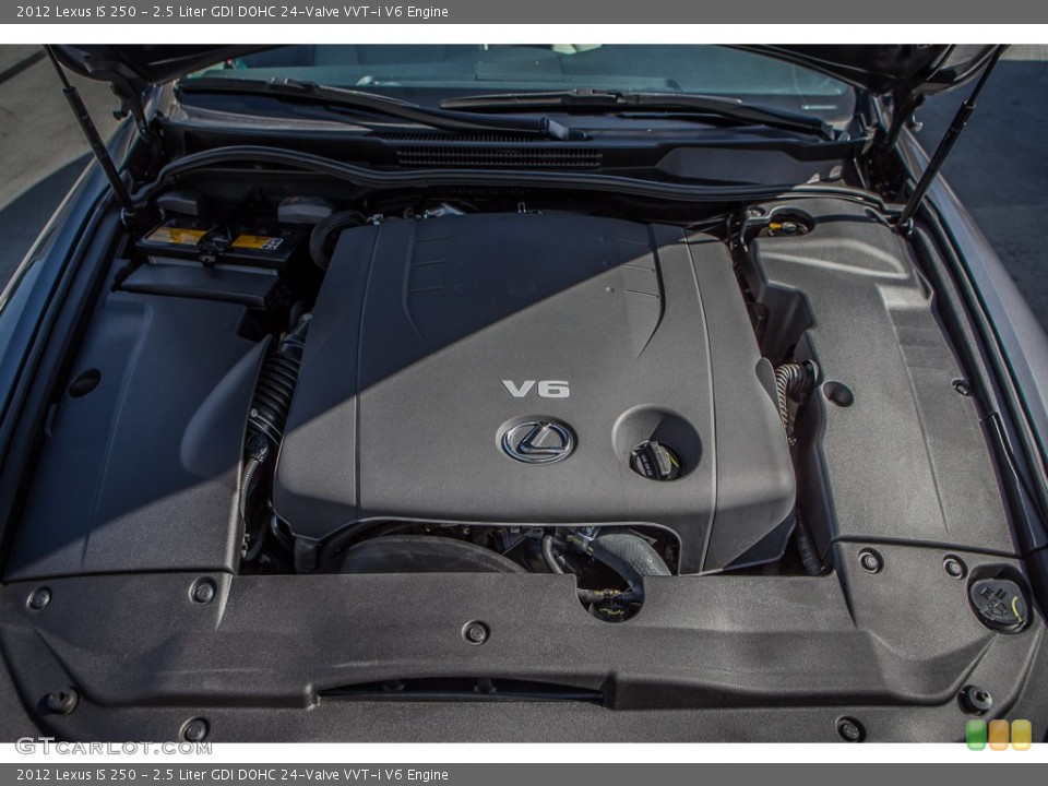 2.5 Liter GDI DOHC 24-Valve VVT-i V6 2012 Lexus IS Engine