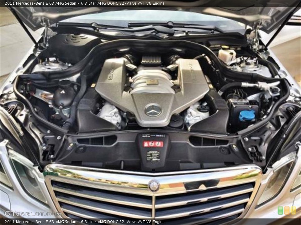 6.3 Liter AMG DOHC 32-Valve VVT V8 2011 Mercedes-Benz E Engine