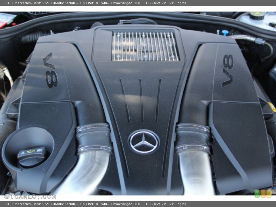 4.6 Liter DI Twin-Turbocharged DOHC 32-Valve VVT V8 2013 Mercedes-Benz S Engine