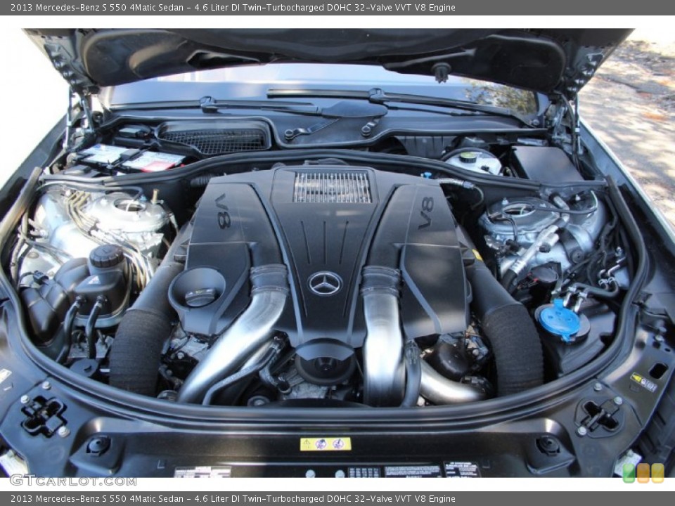 4.6 Liter DI Twin-Turbocharged DOHC 32-Valve VVT V8 Engine for the 2013 Mercedes-Benz S #103111622