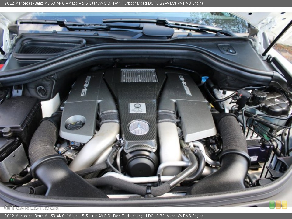 5.5 Liter AMG DI Twin Turbocharged DOHC 32-Valve VVT V8 Engine for the 2012 Mercedes-Benz ML #103113368