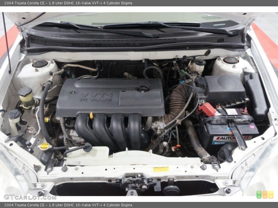 1.8 Liter DOHC 16-Valve VVT-i 4 Cylinder Engine for the 2004 Toyota Corolla #103139312