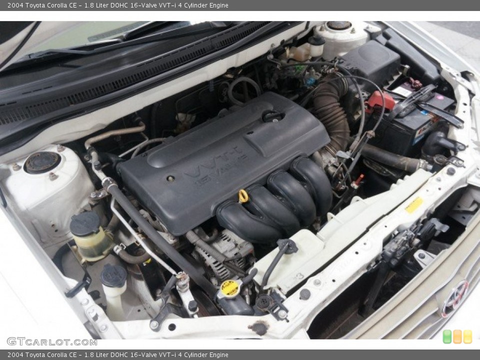1.8 Liter DOHC 16-Valve VVT-i 4 Cylinder Engine for the 2004 Toyota Corolla #103139327