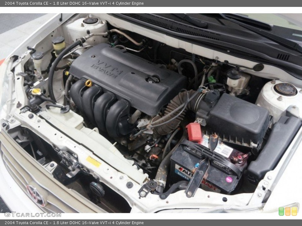 1.8 Liter DOHC 16-Valve VVT-i 4 Cylinder Engine for the 2004 Toyota Corolla #103139333