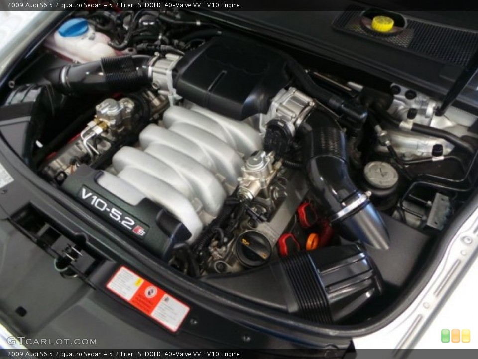 5.2 Liter FSI DOHC 40-Valve VVT V10 Engine for the 2009 Audi S6 #103178189