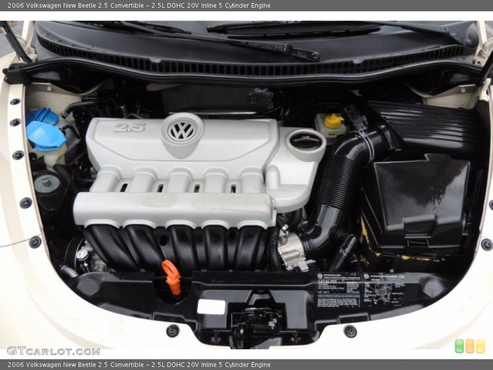 2.5L DOHC 20V Inline 5 Cylinder Engine for the 2006 Volkswagen New Beetle #103189558