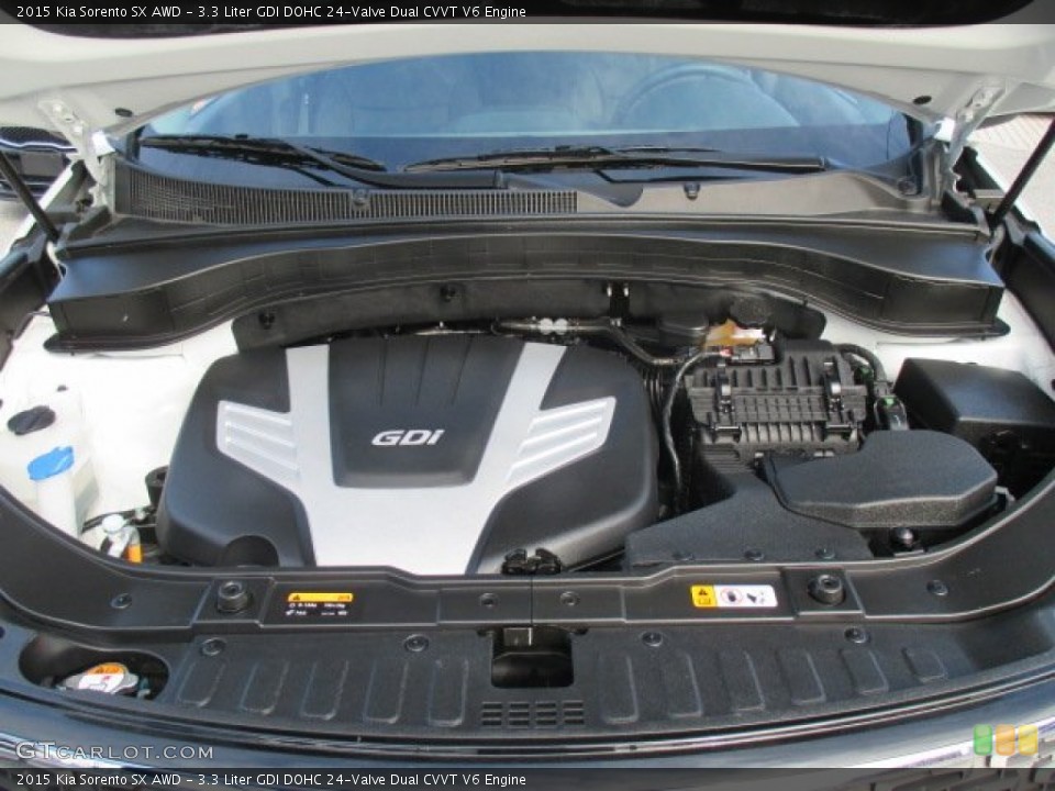 3.3 Liter GDI DOHC 24-Valve Dual CVVT V6 Engine for the 2015 Kia Sorento #103196661