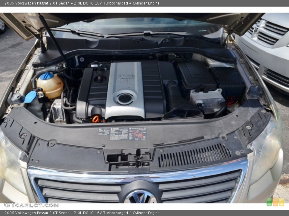 2.0L DOHC 16V Turbocharged 4 Cylinder Engine for the 2006 Volkswagen Passat #103219372
