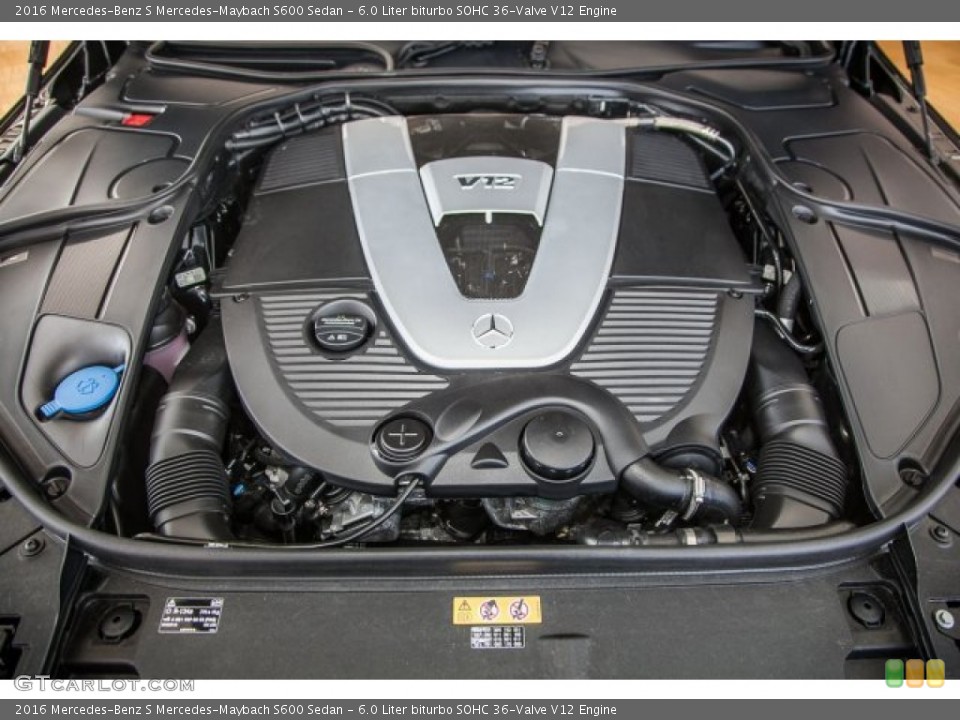 6.0 Liter biturbo SOHC 36-Valve V12 Engine for the 2016 Mercedes-Benz S #103230173