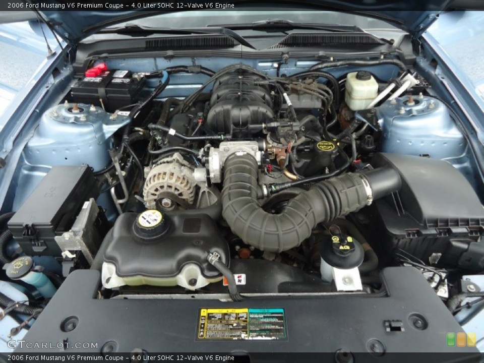 4.0 Liter SOHC 12-Valve V6 Engine for the 2006 Ford Mustang #103259852