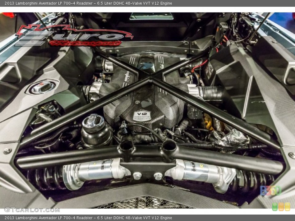 6.5 Liter DOHC 48-Valve VVT V12 Engine for the 2013 Lamborghini Aventador #103260050