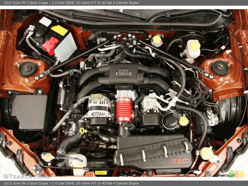 2.0 Liter DOHC 16-Valve VVT D-4S Flat 4 Cylinder Engine for the 2013 Scion FR-S #103263560