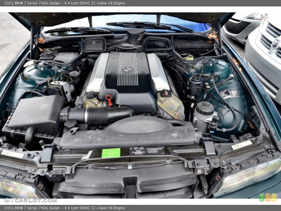 4.4 Liter DOHC 32-Valve V8 Engine for the 2001 BMW 7 Series #103270325