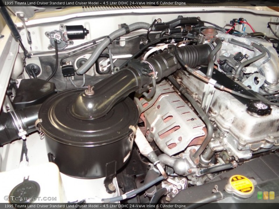 4.5 Liter DOHC 24-Valve Inline 6 Cylinder 1995 Toyota Land Cruiser Engine
