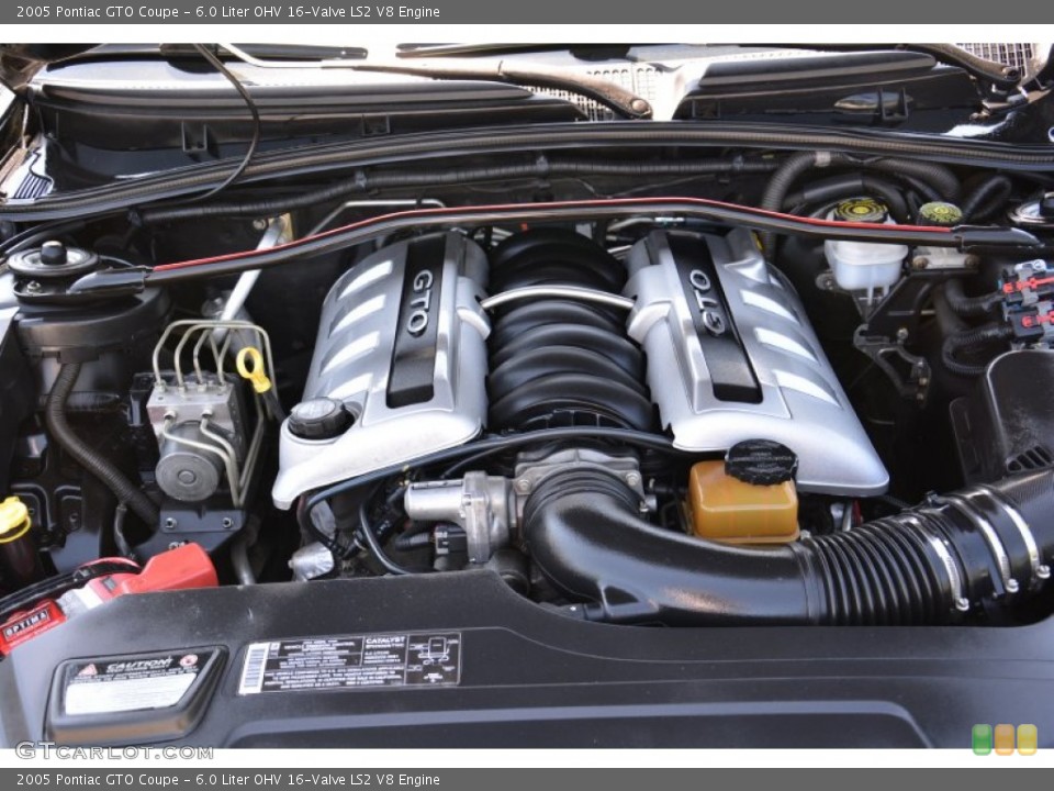 6.0 Liter OHV 16-Valve LS2 V8 2005 Pontiac GTO Engine