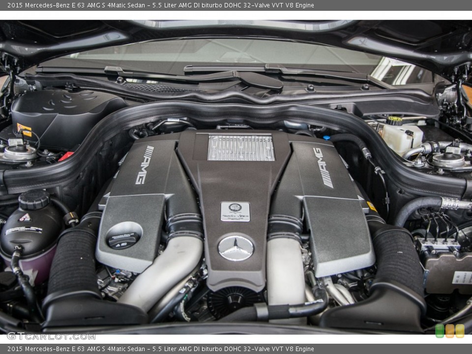5.5 Liter AMG DI biturbo DOHC 32-Valve VVT V8 Engine for the 2015 Mercedes-Benz E #103303867