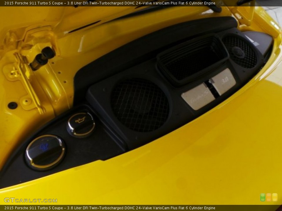 3.8 Liter DFI Twin-Turbocharged DOHC 24-Valve VarioCam Plus Flat 6 Cylinder Engine for the 2015 Porsche 911 #103305695