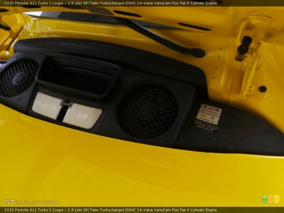 3.8 Liter DFI Twin-Turbocharged DOHC 24-Valve VarioCam Plus Flat 6 Cylinder Engine for the 2015 Porsche 911 #103305715