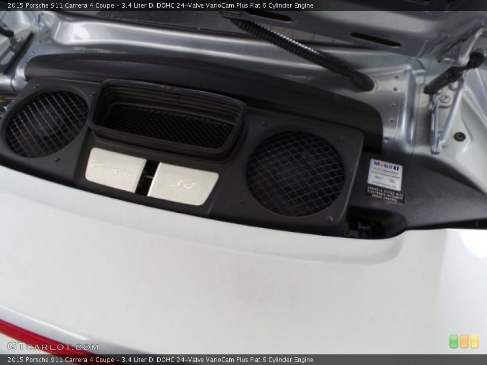 3.4 Liter DI DOHC 24-Valve VarioCam Plus Flat 6 Cylinder 2015 Porsche 911 Engine