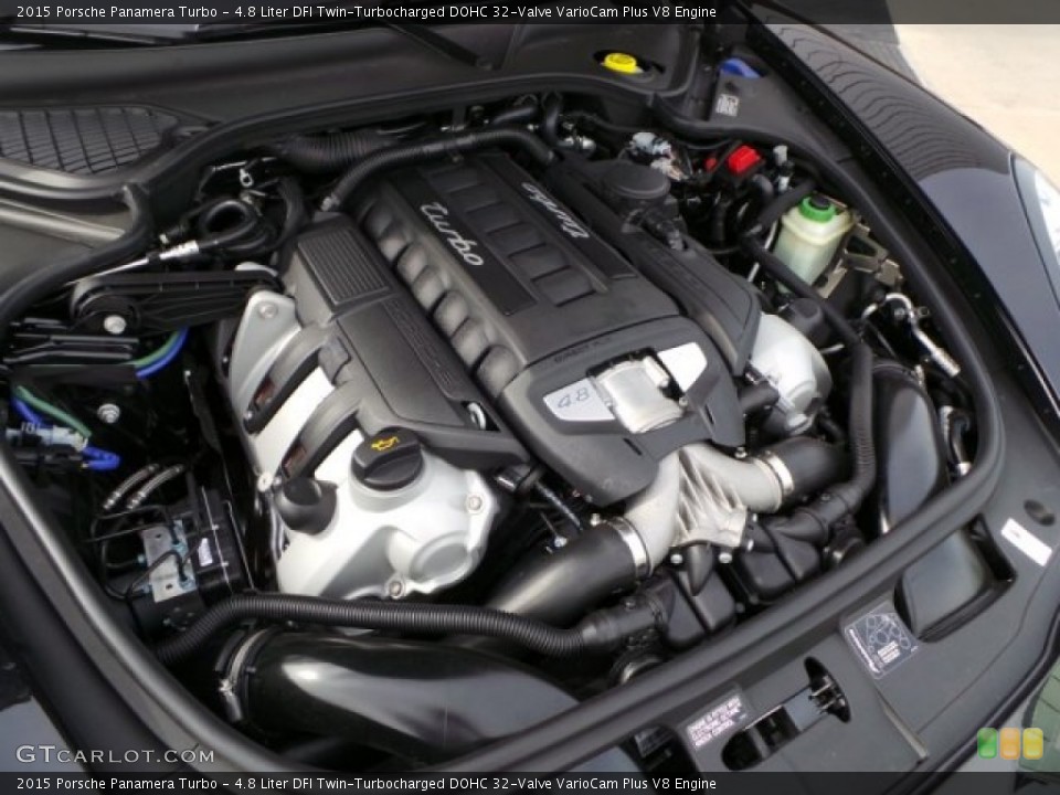4.8 Liter DFI Twin-Turbocharged DOHC 32-Valve VarioCam Plus V8 Engine for the 2015 Porsche Panamera #103309174