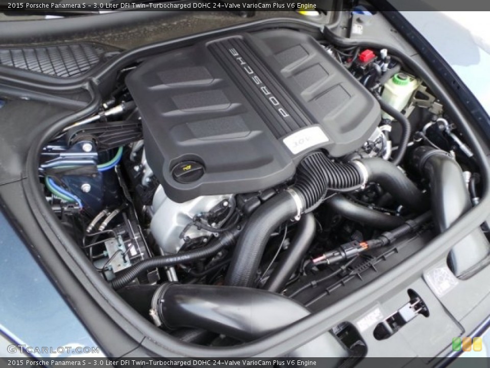 3.0 Liter DFI Twin-Turbocharged DOHC 24-Valve VarioCam Plus V6 Engine for the 2015 Porsche Panamera #103309912
