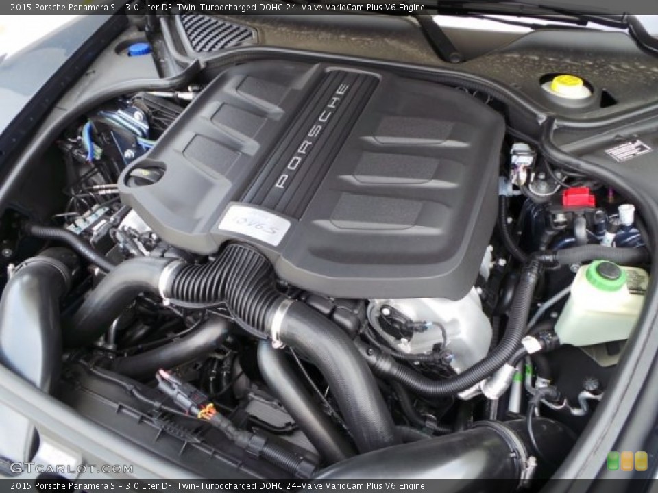 3.0 Liter DFI Twin-Turbocharged DOHC 24-Valve VarioCam Plus V6 Engine for the 2015 Porsche Panamera #103309933