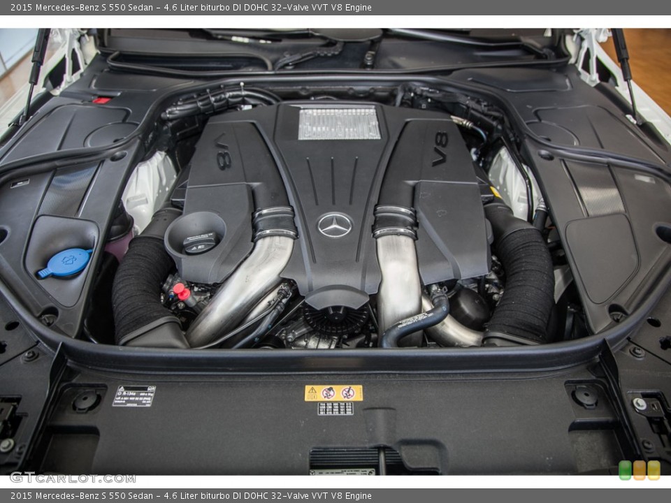 4.6 Liter biturbo DI DOHC 32-Valve VVT V8 Engine for the 2015 Mercedes-Benz S #103310332