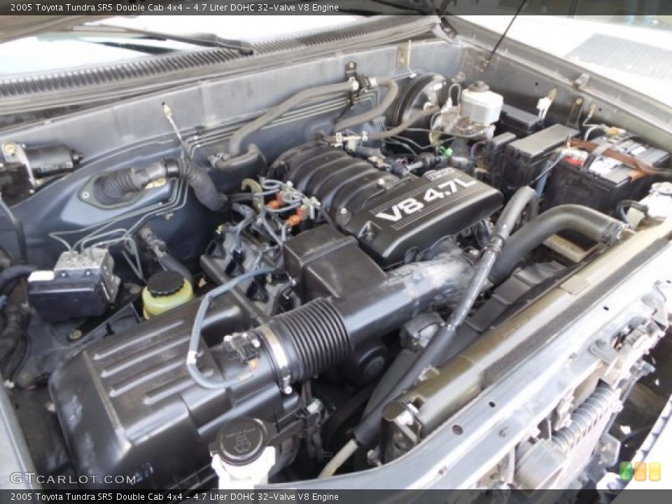4.7 Liter DOHC 32-Valve V8 Engine for the 2005 Toyota Tundra #103338083